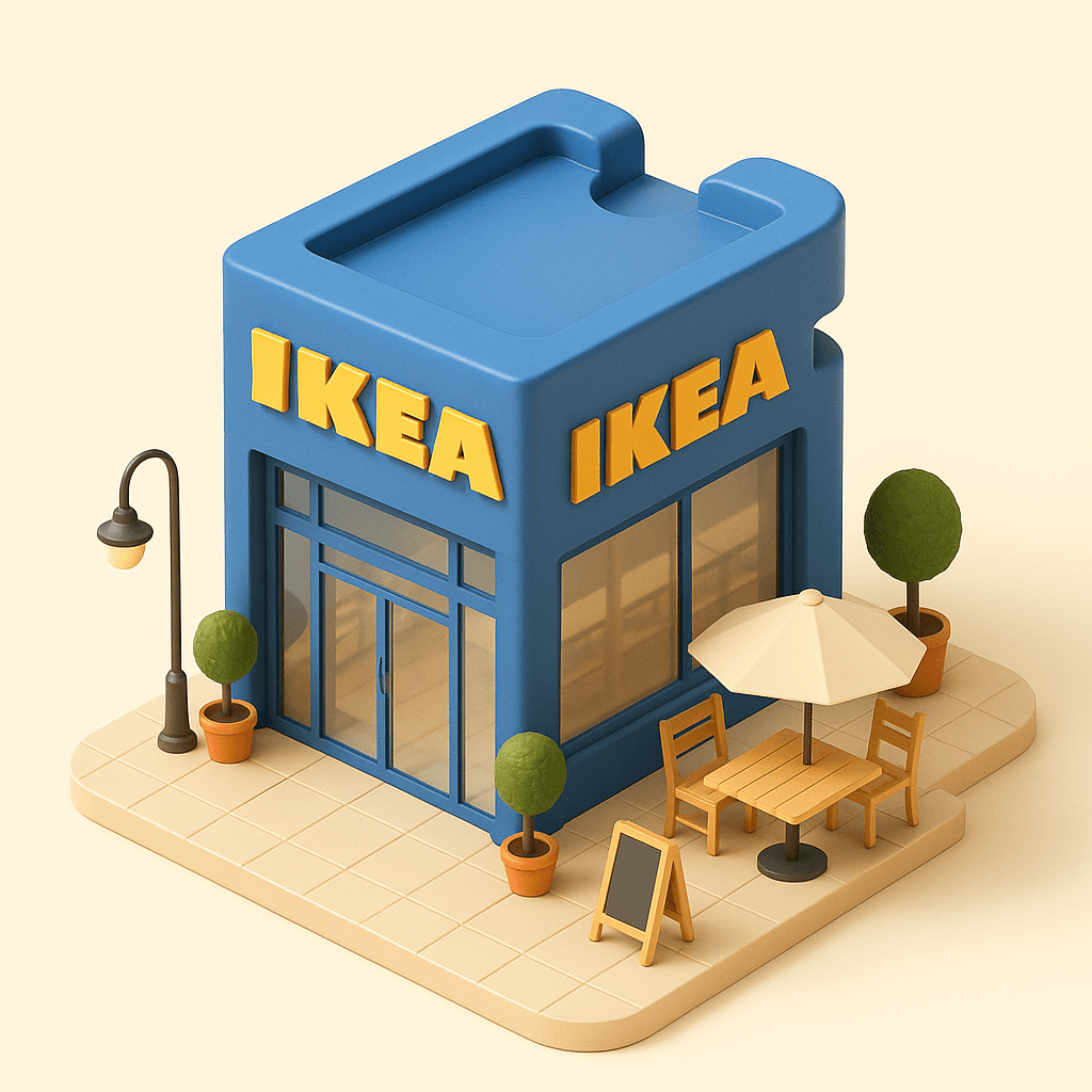3D Miniature Brand Store Diorama