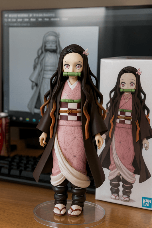 1/7 Scale Figurine on Desk