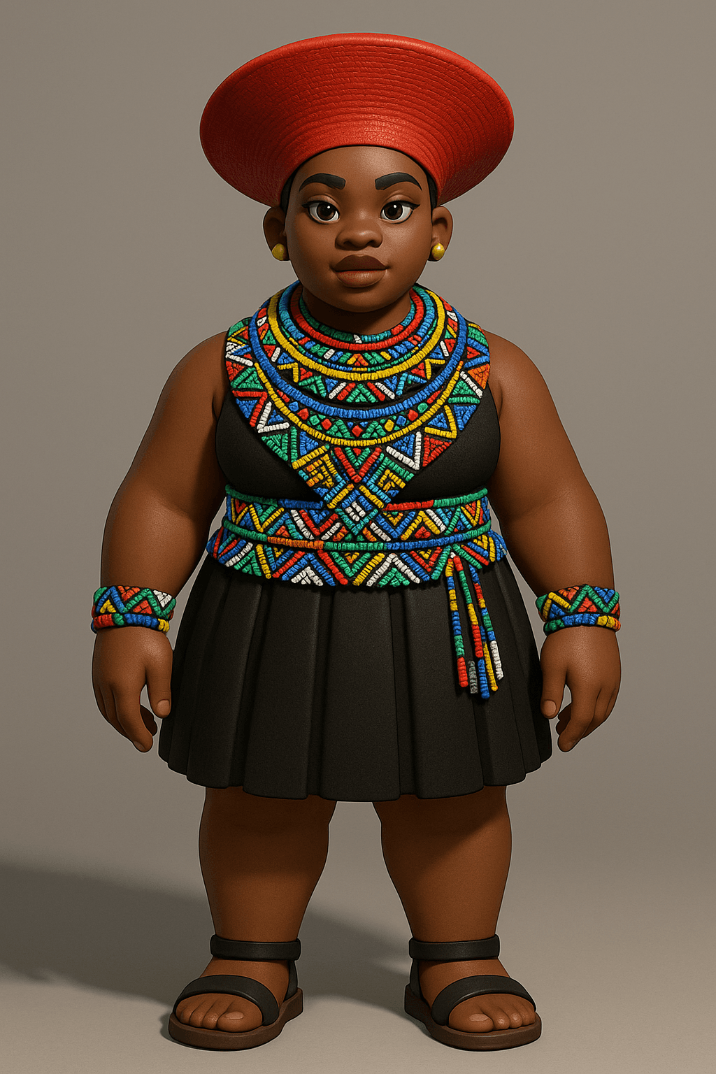 South African Heritage Day Characters