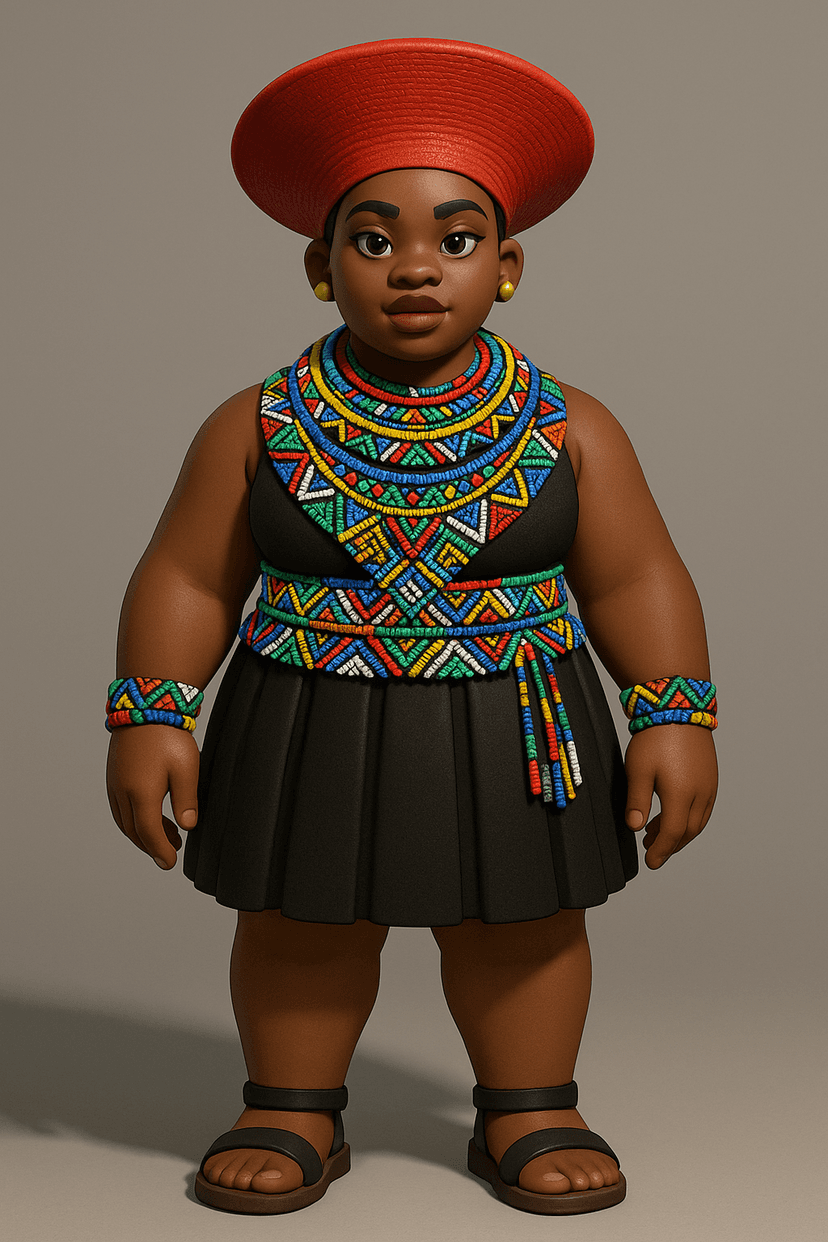 South African Heritage Day Characters