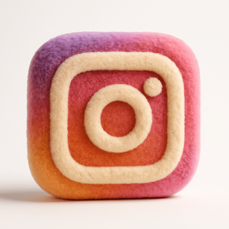 Plush Style Instagram Logo